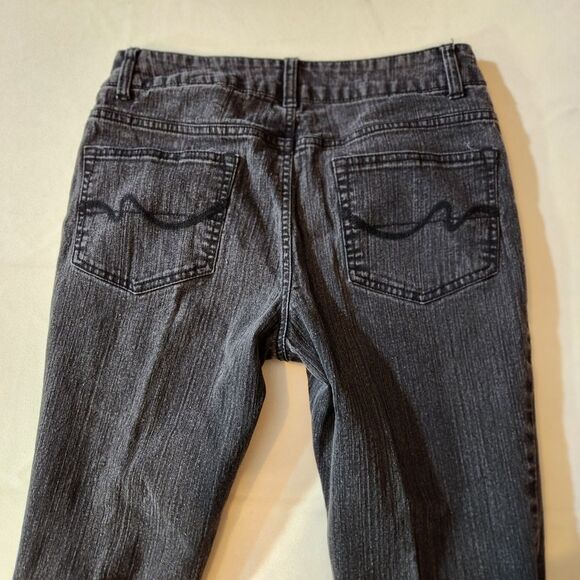 Faded Glory Black Flare Wide Leg Jeans - Picture 4 of 9